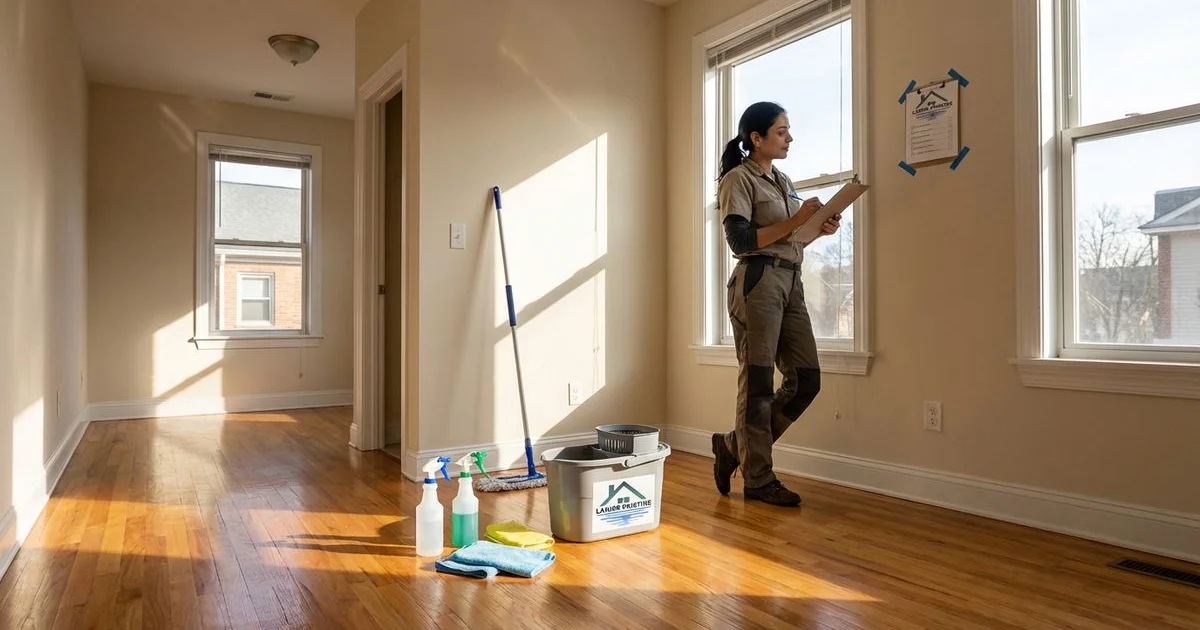 Move-out cleaning checklist for security deposit